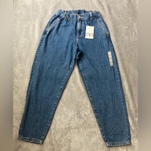 Zara Kids Relaxed Blue Denim Pants